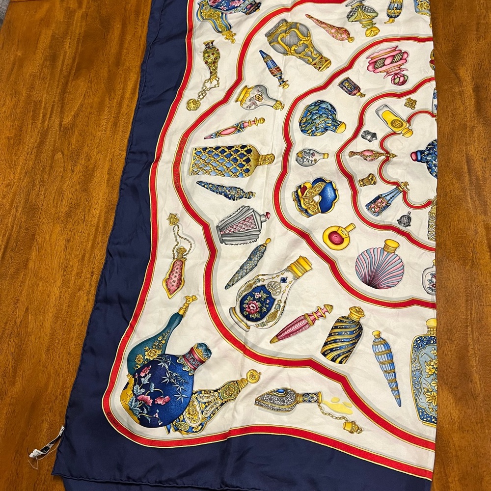 Authentic Hermes Pourvu Qu'On Ait L'Ivresse Silk Scarf vintage EUC